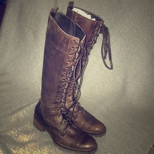 Jeffery Campbell lace up boots